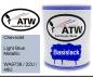 Preview: Chevrolet, Light Blue Metallic, WA9738 / 22U / 49U: 1L Lackdose, von ATW Autoteile West.
